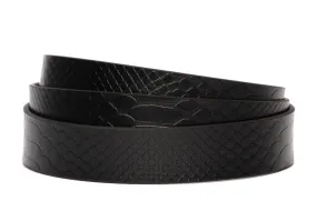 1.25" Black Anson Invincibelt in Reptile