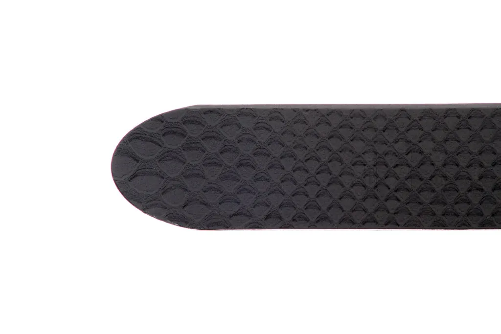 1.25" Black Anson Invincibelt in Reptile