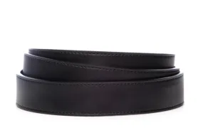 1.25" Black Vegan Leather Strap