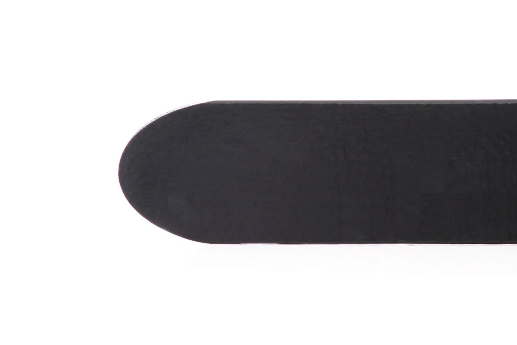 1.5" Black Anson Invincibelt in Leather Grain
