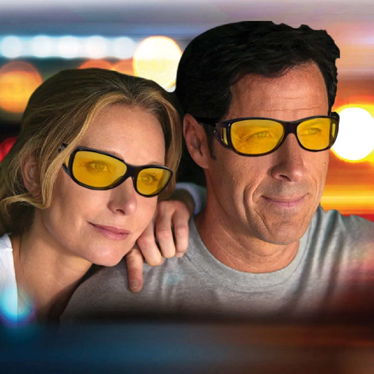 2-Pack: Night Sight Polarized HD Night Vision Glasses