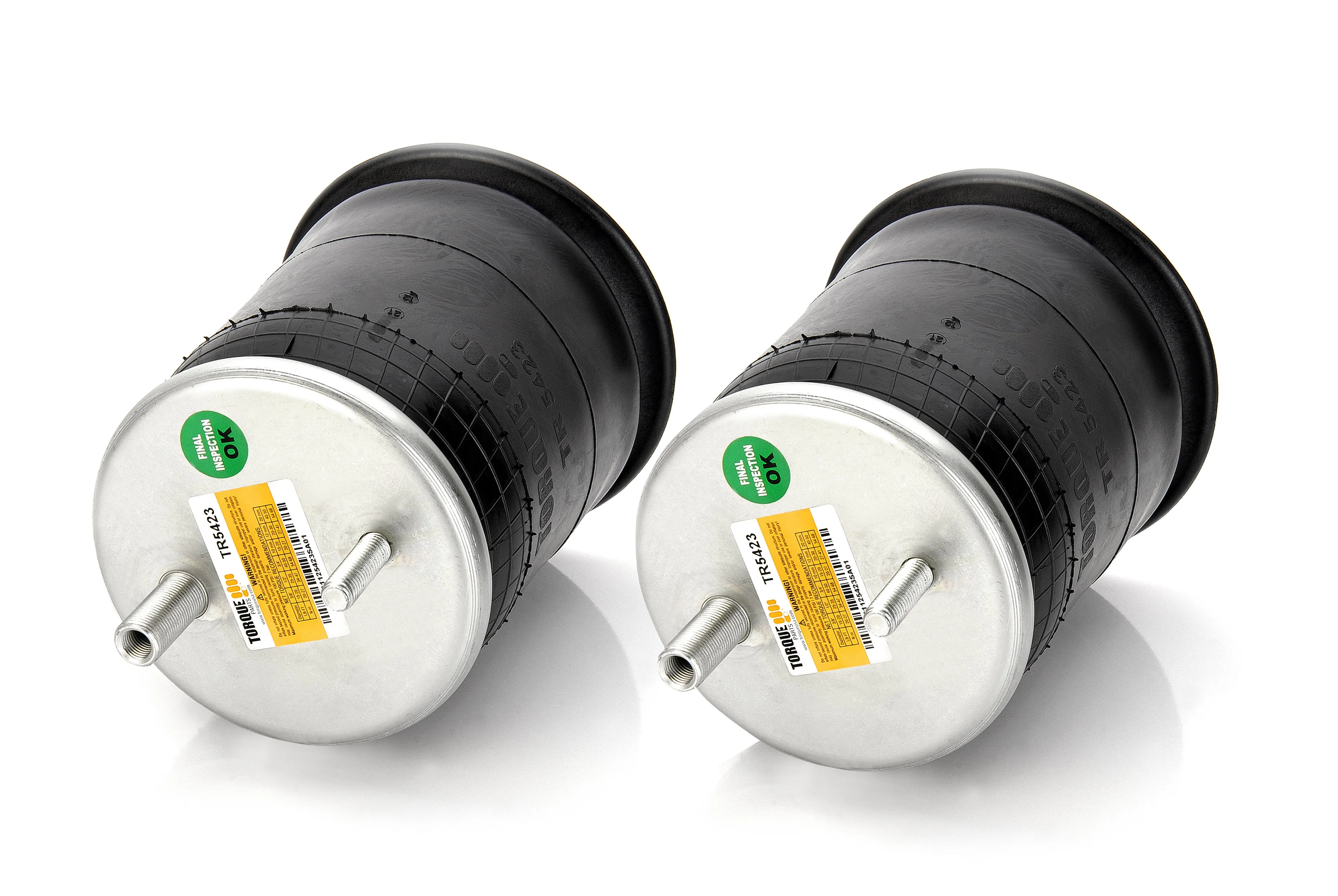 2 pack of TORQUE Trailer Air Spring Bag (Replaces Firestone 5423, Firestone W01-358-5423, Granning 5235) (2 x TR5423)