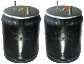 2 pack of TORQUE Trailer Air Spring Bag (Replaces Firestone 9921, Firestone W01-358-9921, W&C AS-0090, Holland 905-57-117) (2 x TR9921)