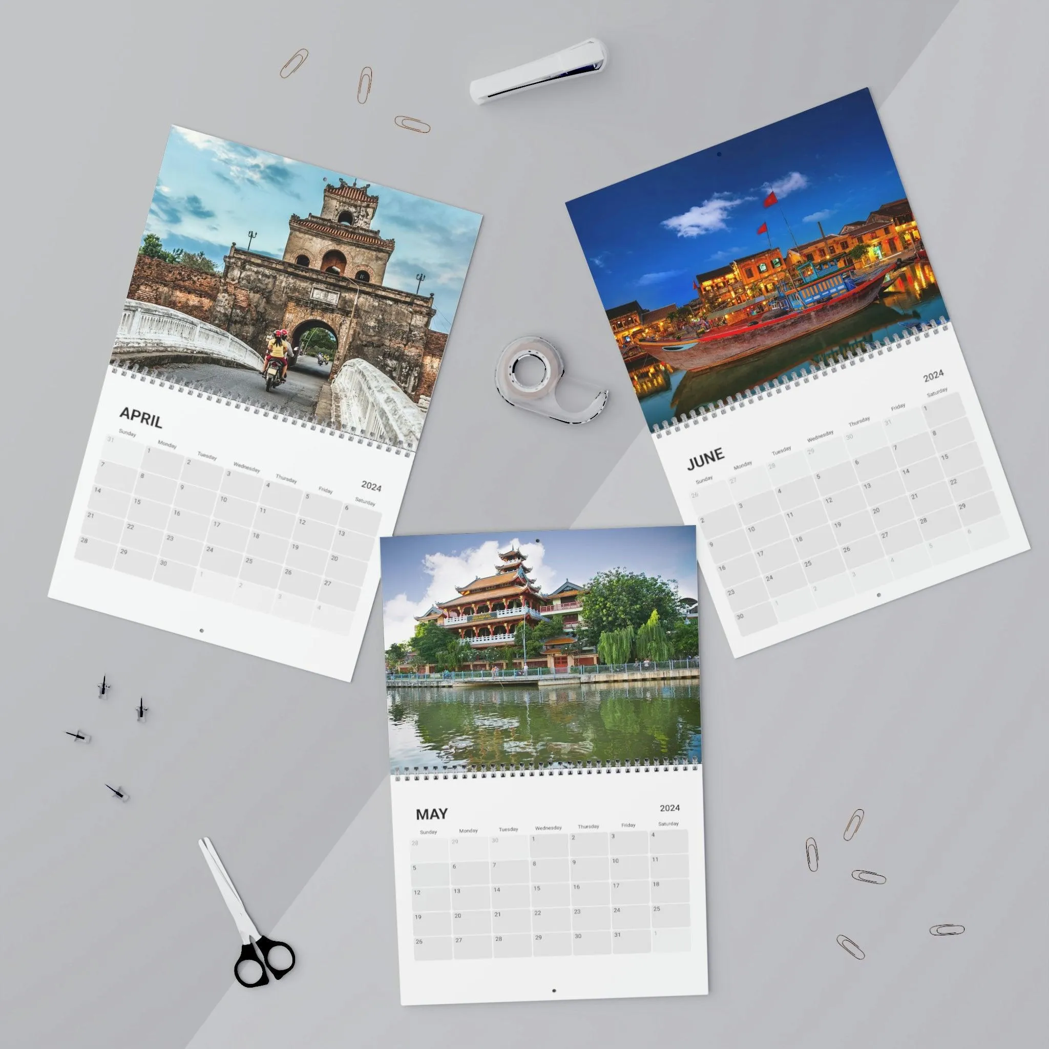 2024 Maison d'Elite Luxurious Art Wall Calendar - Special Edition