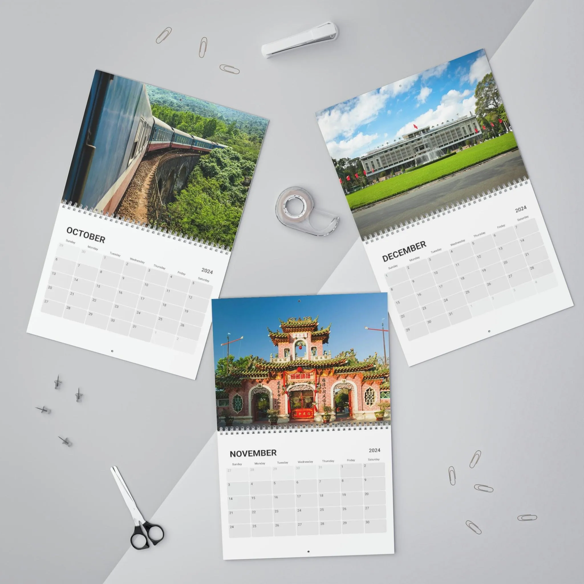 2024 Maison d'Elite Luxurious Art Wall Calendar - Special Edition