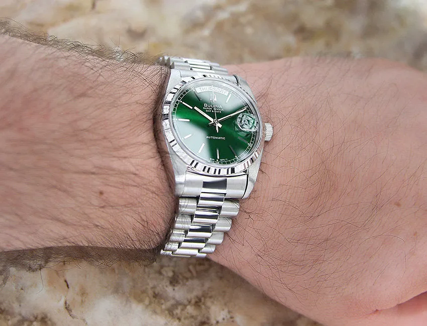 36mm Bulova Super Seville Swiss Made Men's Watch