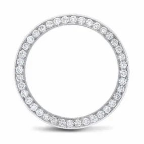 3CT BEAD SET DIAMOND BEZEL 18KW FOR ROLEX DATEJUST, PRESIDENT DD 36MM SUPERIOR