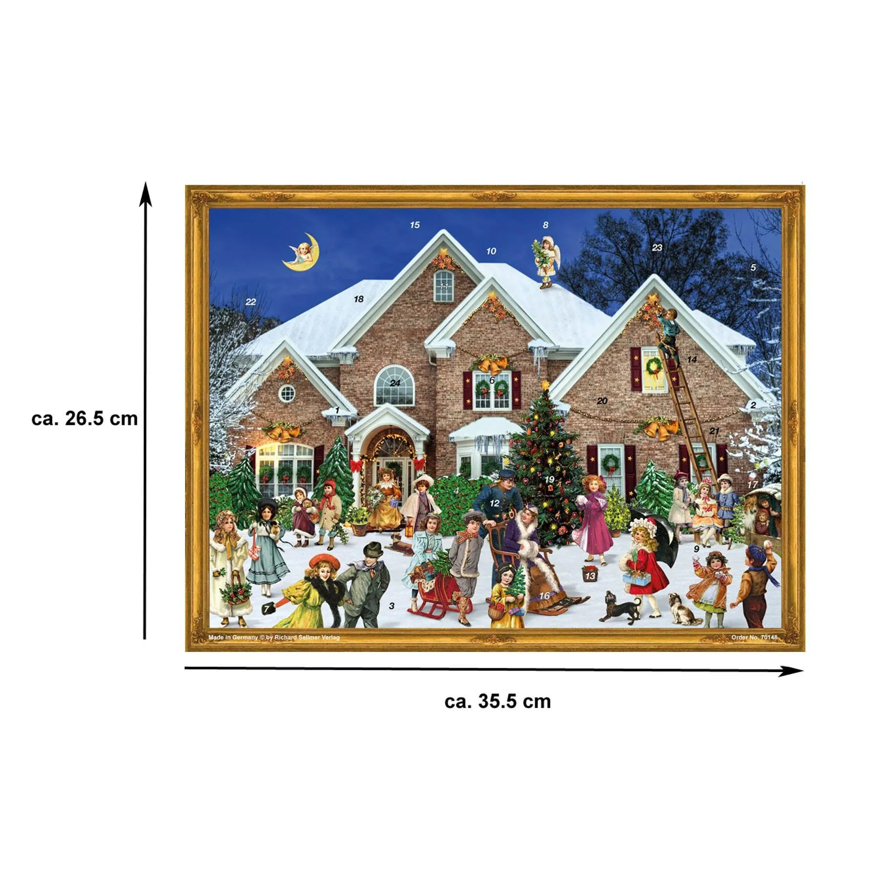Advent calendar "Victorian house"