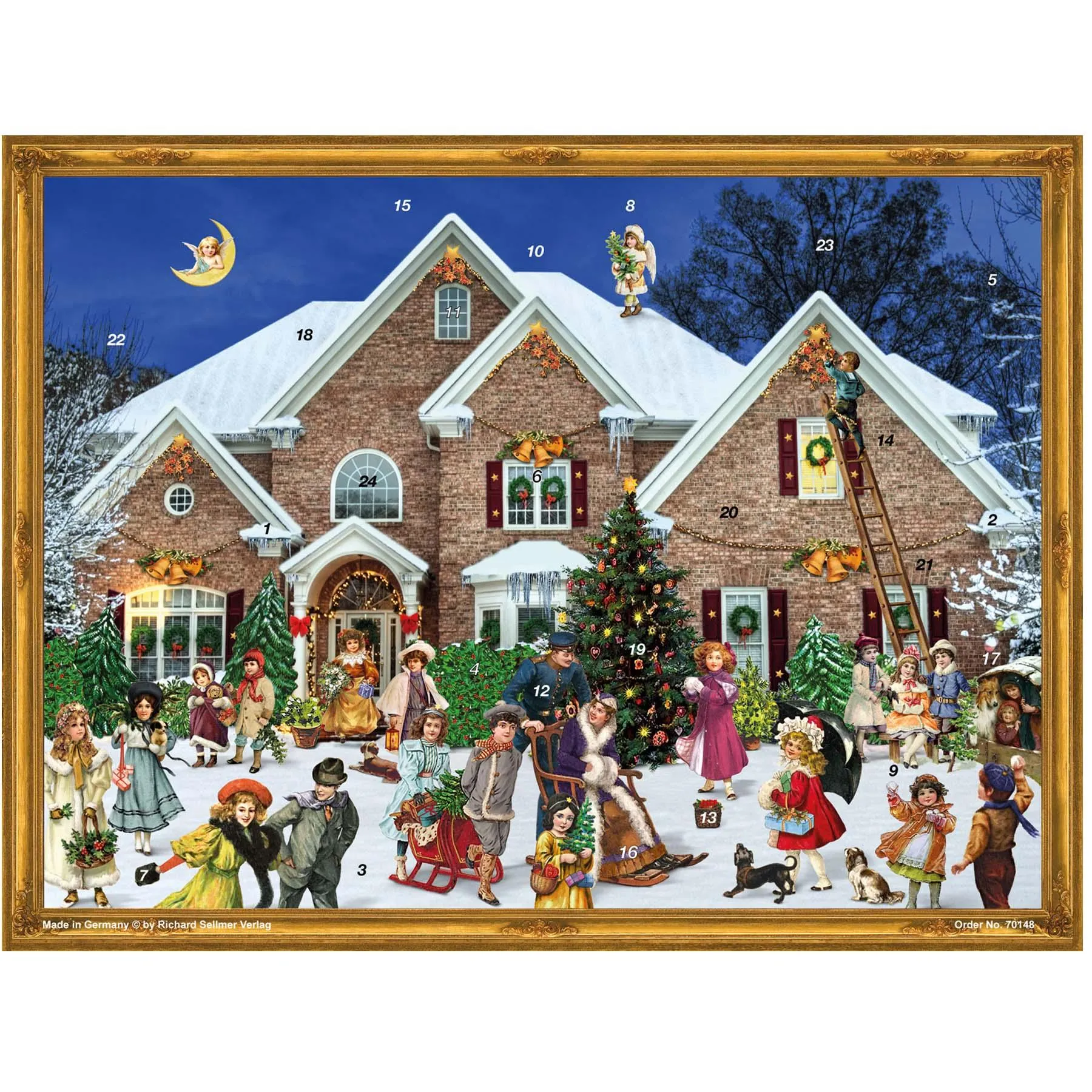 Advent calendar "Victorian house"