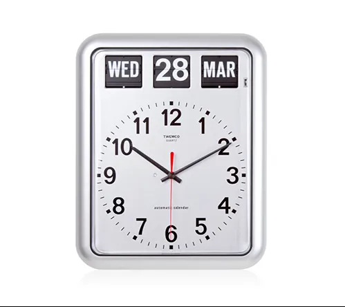 ANALOGUE CALENDER CLOCK WITH AUTOMATIC CALENDAR