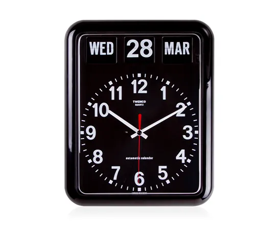 ANALOGUE CALENDER CLOCK WITH AUTOMATIC CALENDAR
