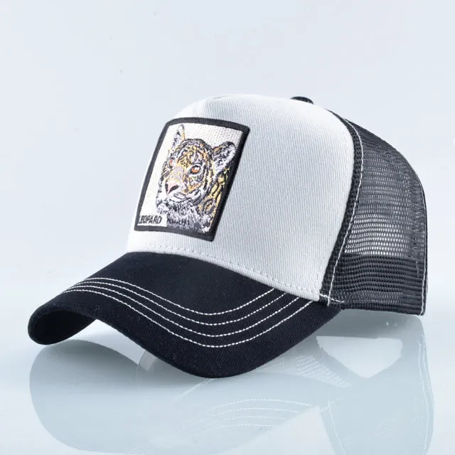 Animal Embroidered Baseball Snapback