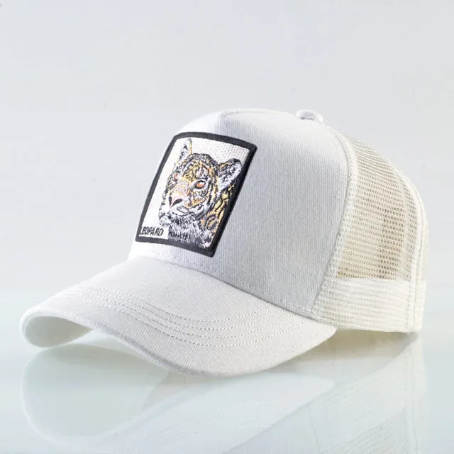 Animal Embroidered Baseball Snapback