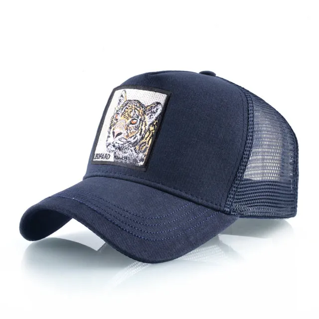 Animal Embroidered Baseball Snapback