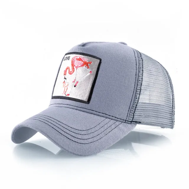 Animal Embroidered Baseball Snapback