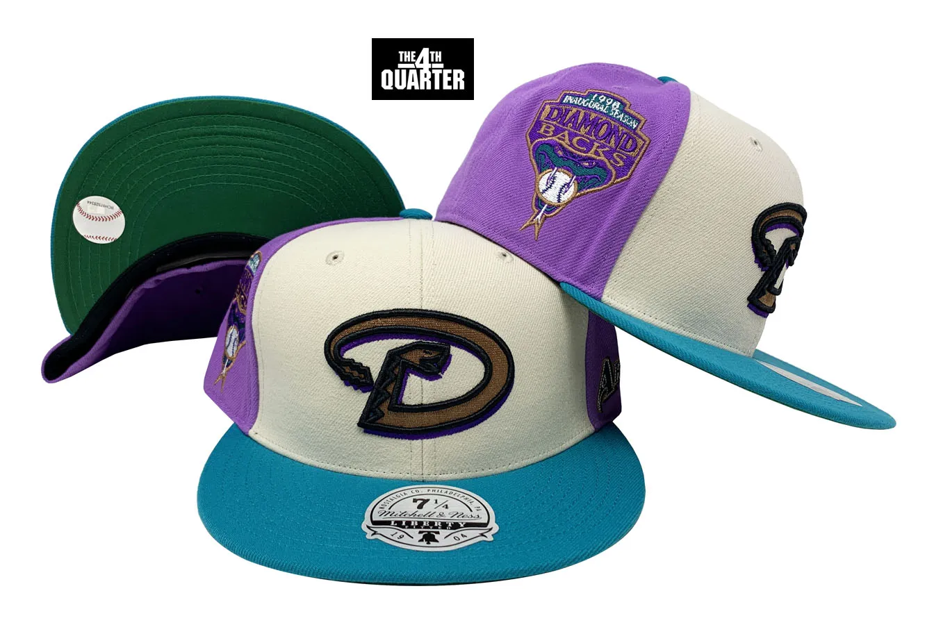 Arizona Diamondbacks Mitchell & Ness Fitted Homefield Coop Cap Hat Green UV