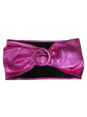 Attico Metallic Buckle Fastening Waist Belt