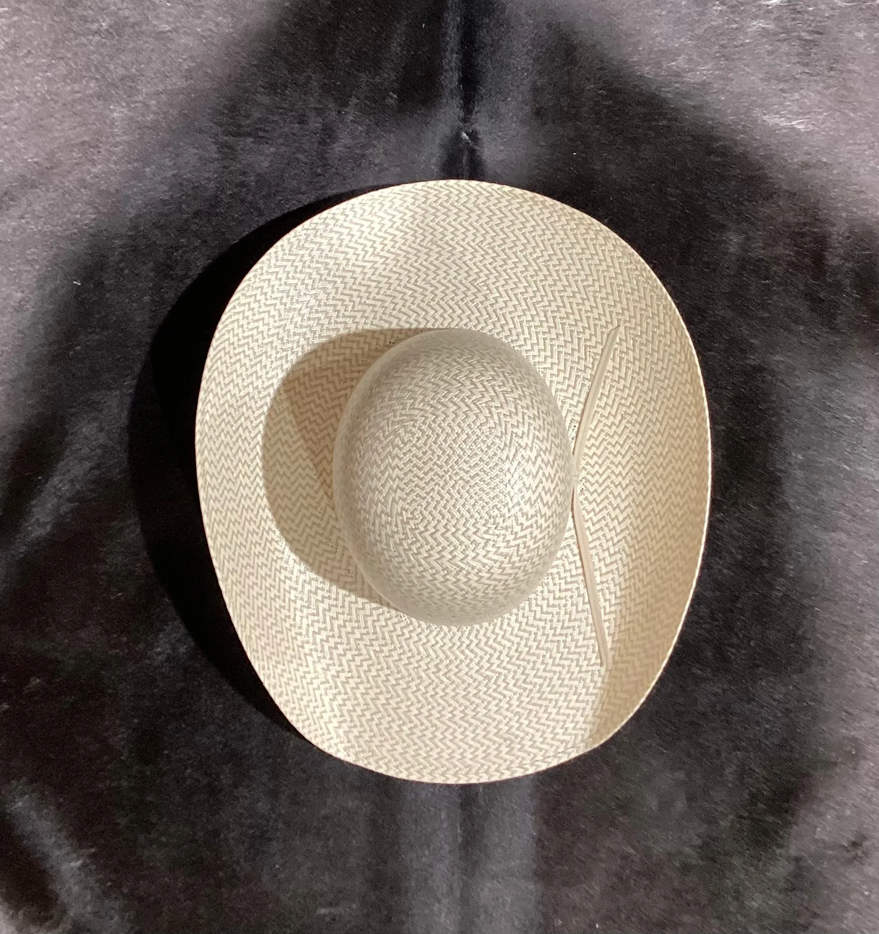 ATWOOD HALFBREED STOCKYARD OPEN CROWN STRAW COWBOY HAT - 2 TONE NATURAL