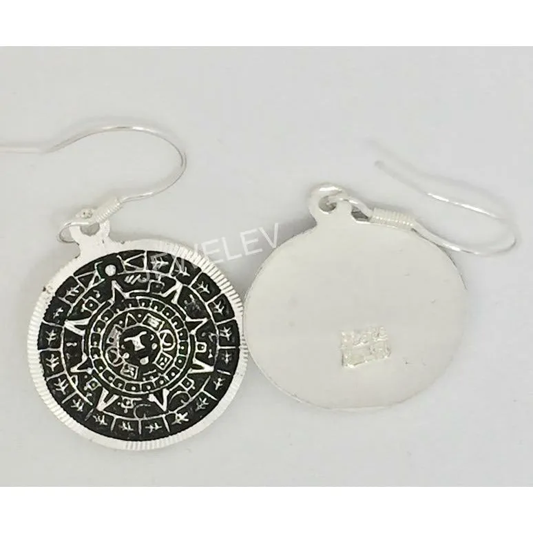 Aztec Calendar Earrings