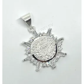 Aztec Calendar Pendant