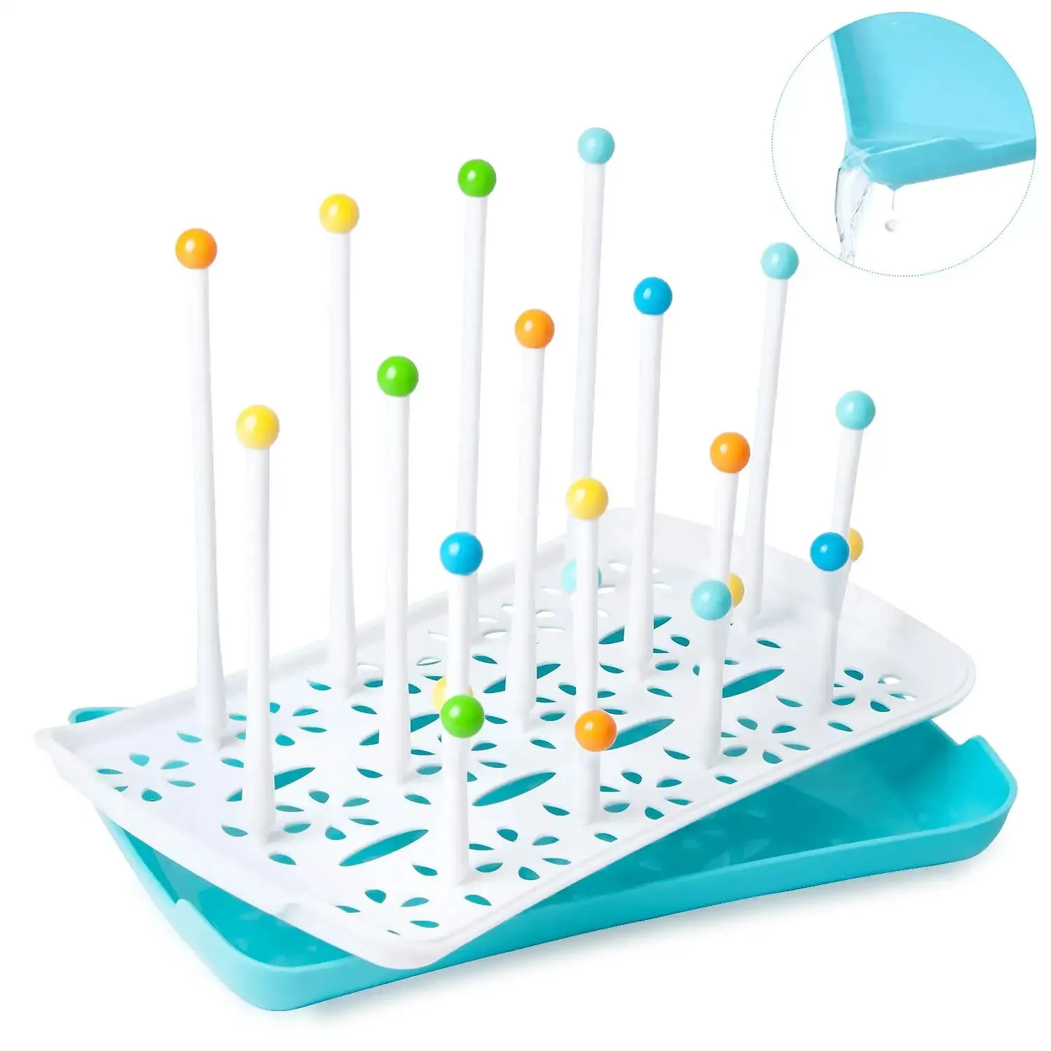 Baby bottle Drying Rack - Blue