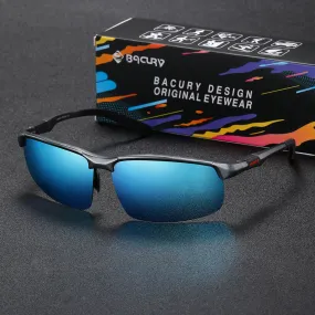 BARCUR Men Sunglasses Polarized Driving Riding Sports glasses BY6176