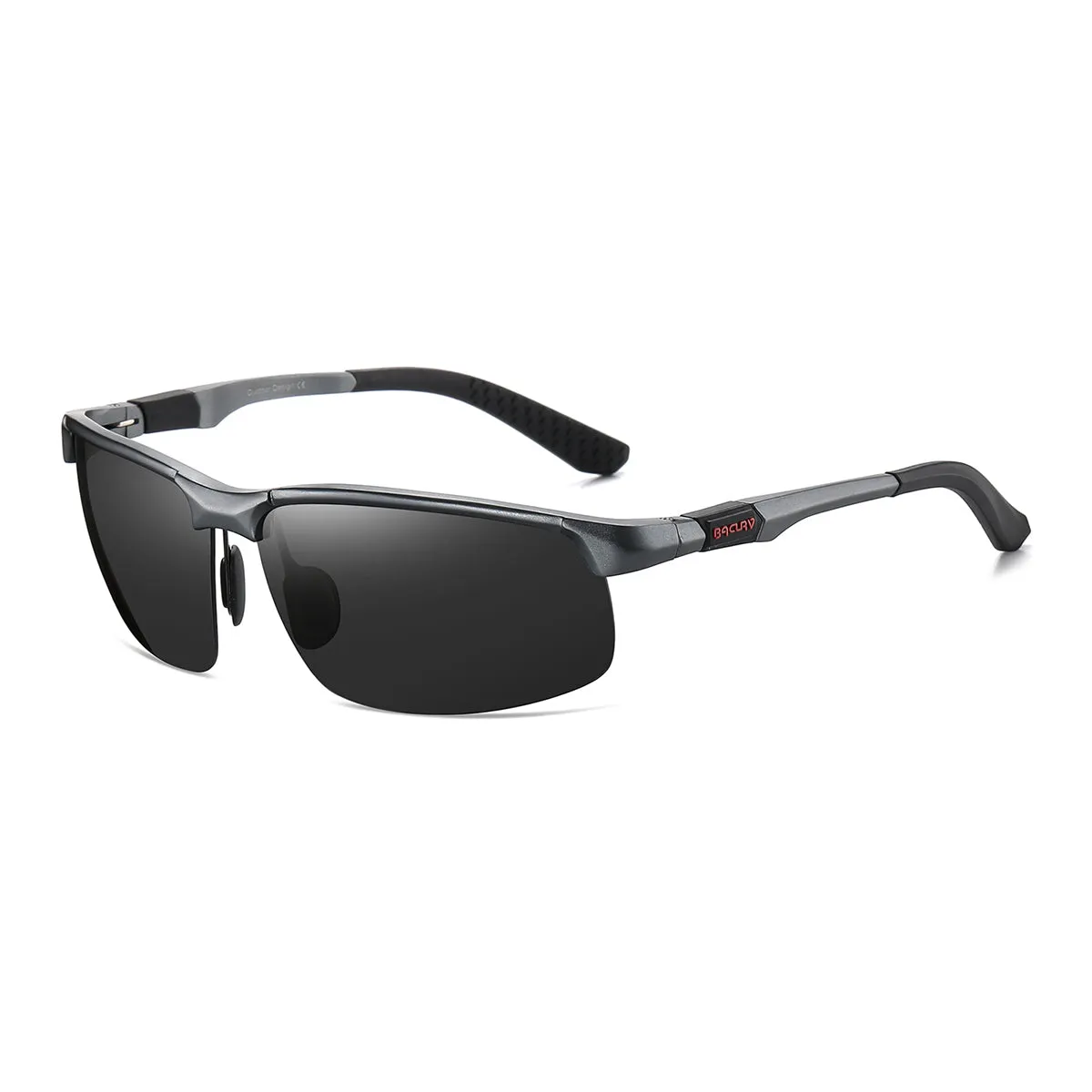 BARCUR Men Sunglasses Polarized Driving Riding Sports glasses BY6176