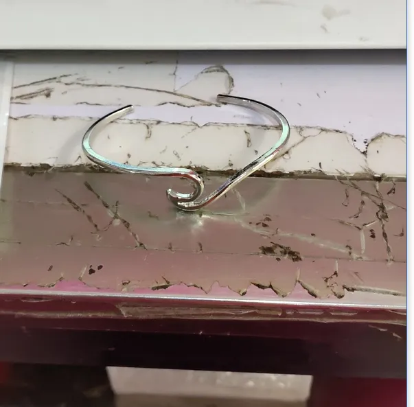 Beach Seaside Metal Sea Wave Wave  Bracelet