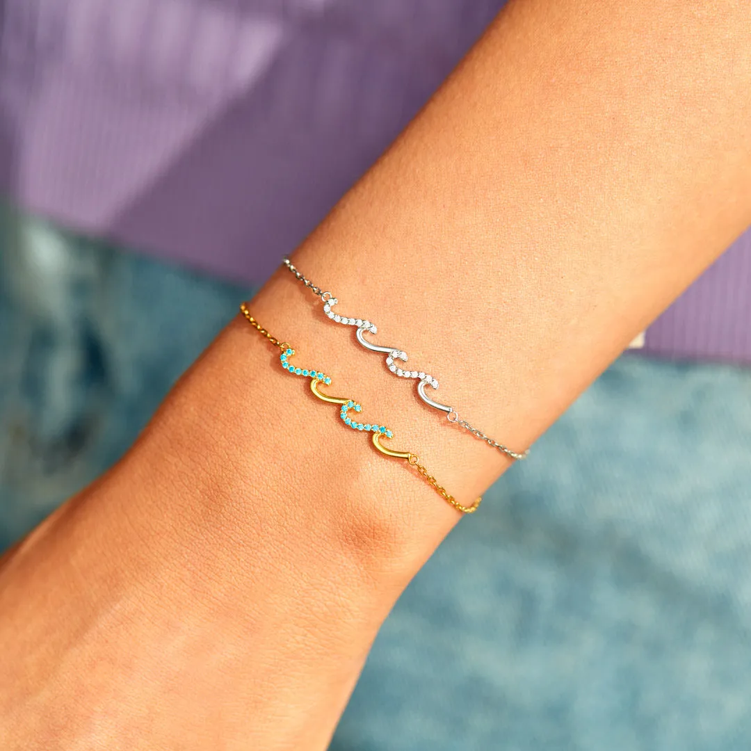 Best B♥︎tches Triple Wave Friendship Bracelet