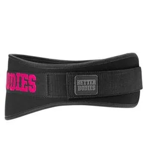 Better Bodies Women's Gym Belt - Black-Pink