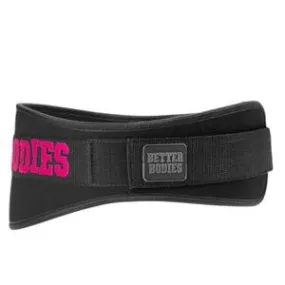 Better Bodies Women's Gym Belt - Black-Pink