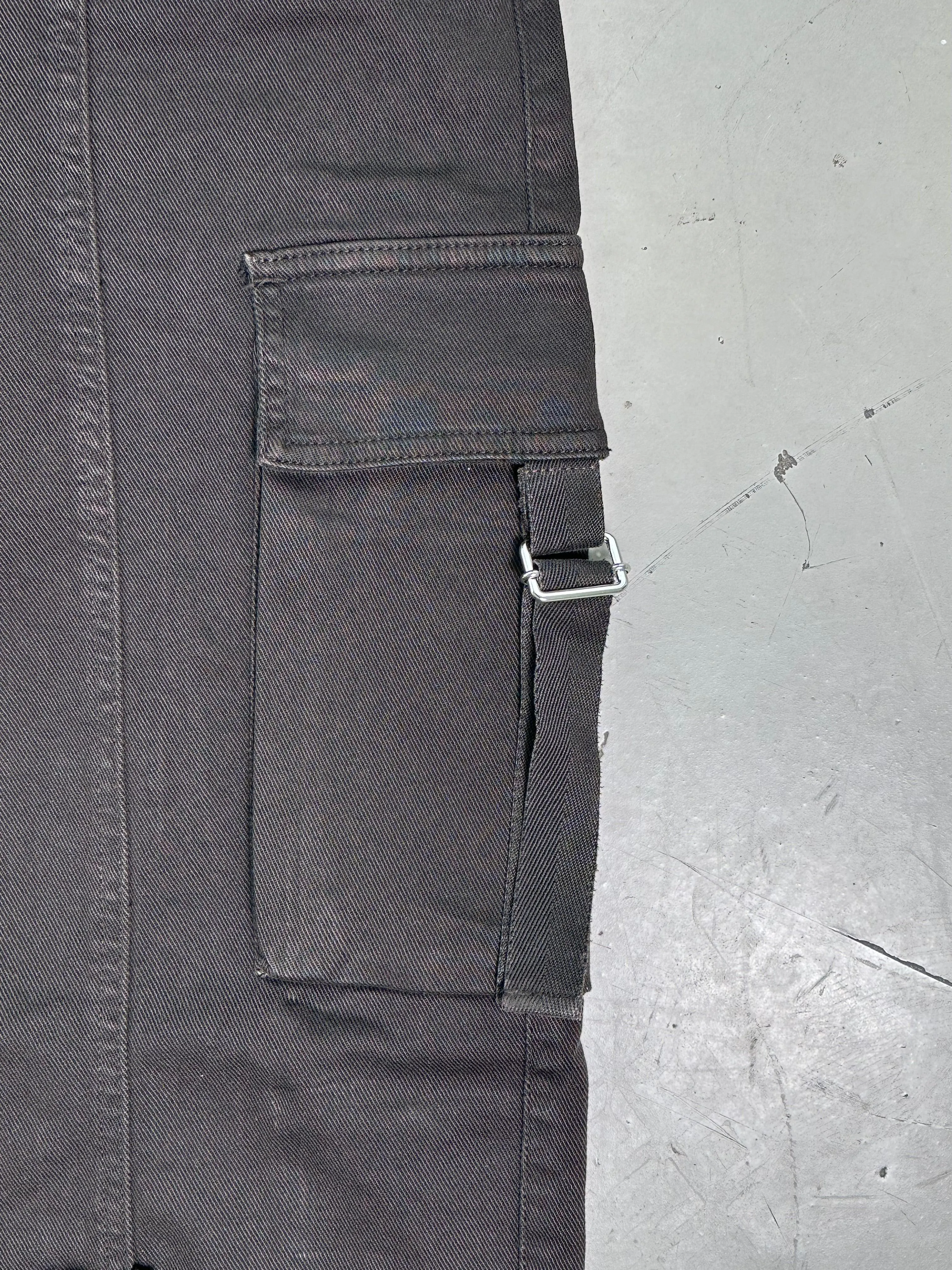 Black Cargo Jeans
