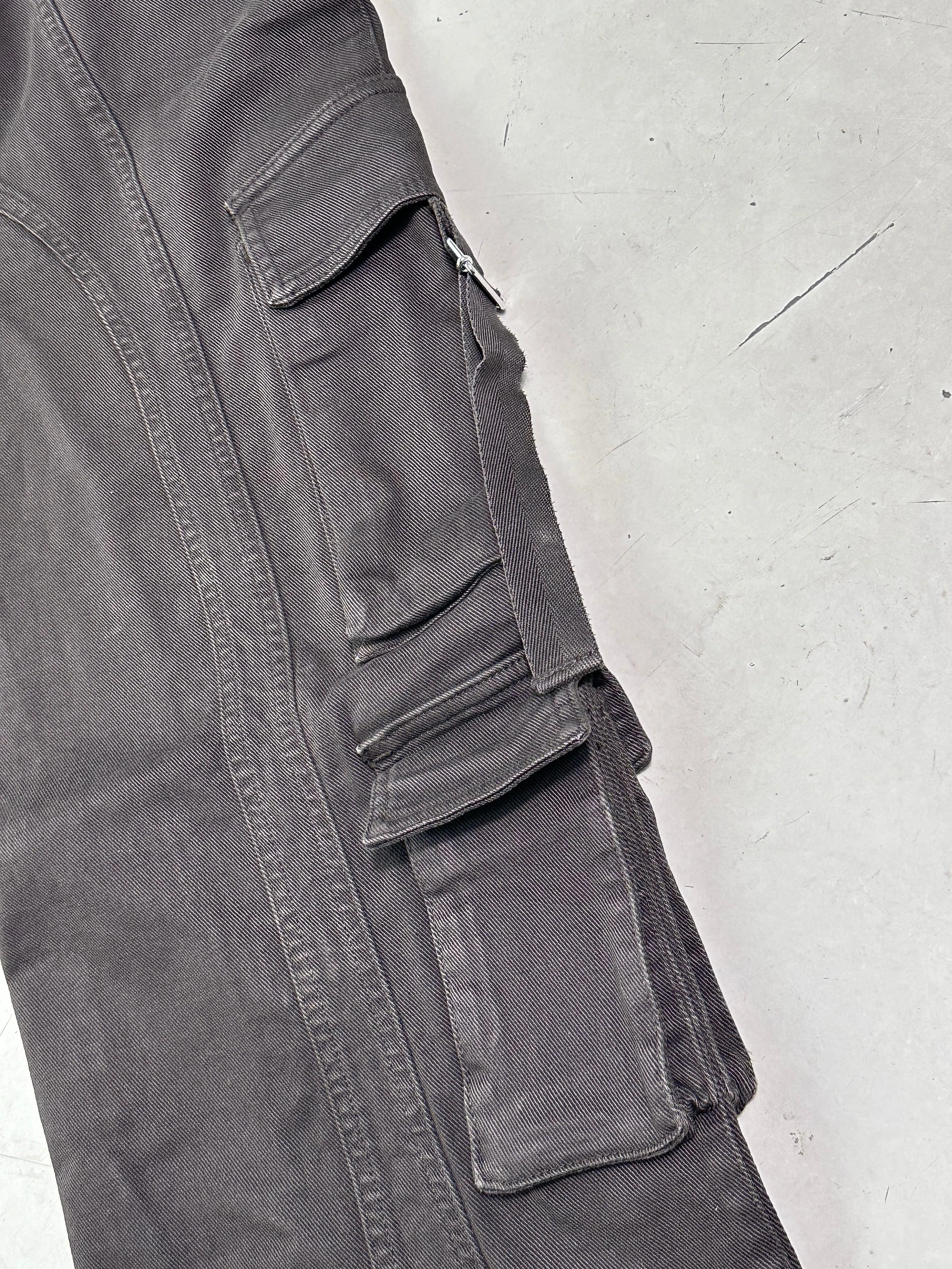 Black Cargo Jeans