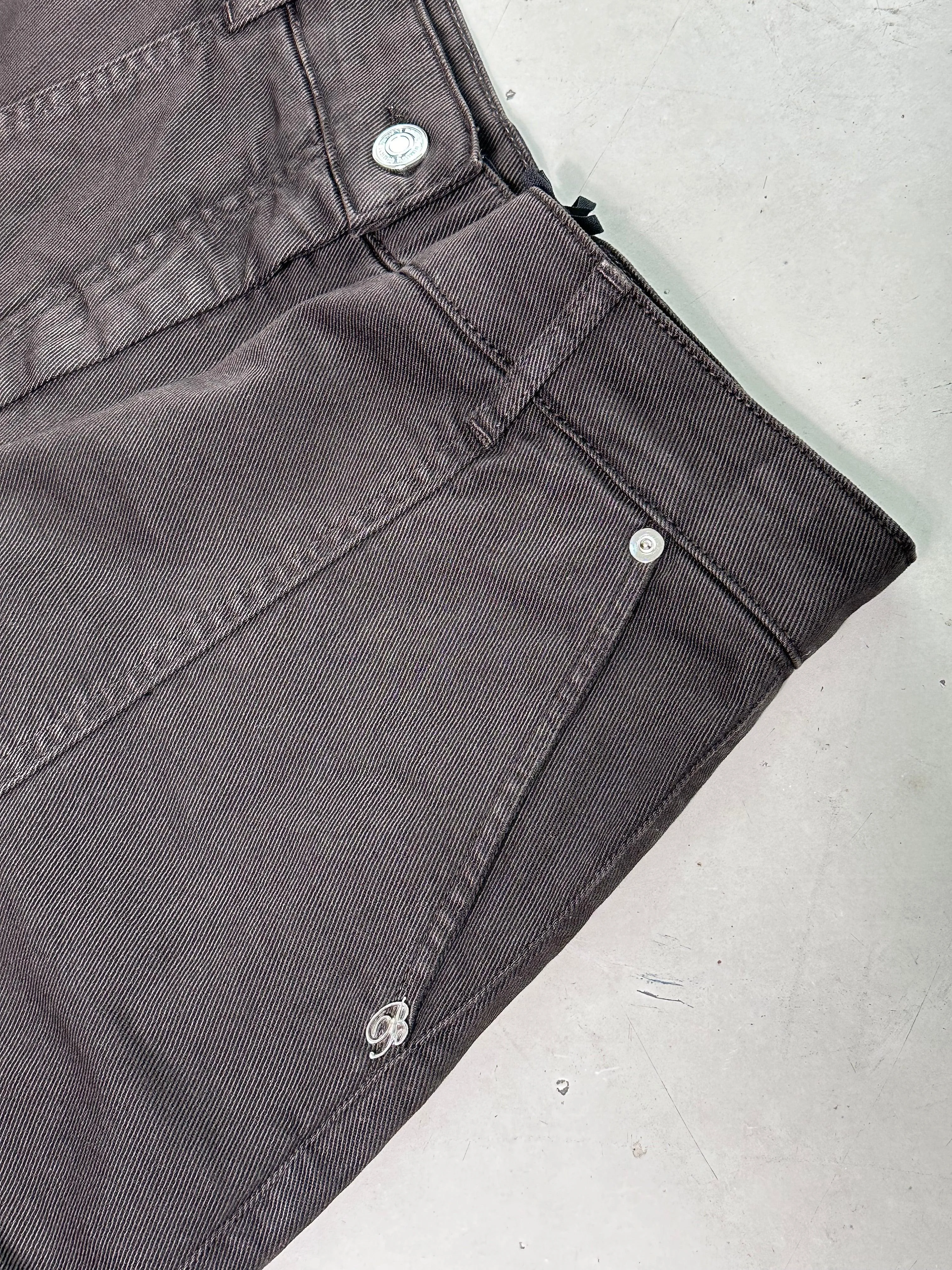 Black Cargo Jeans