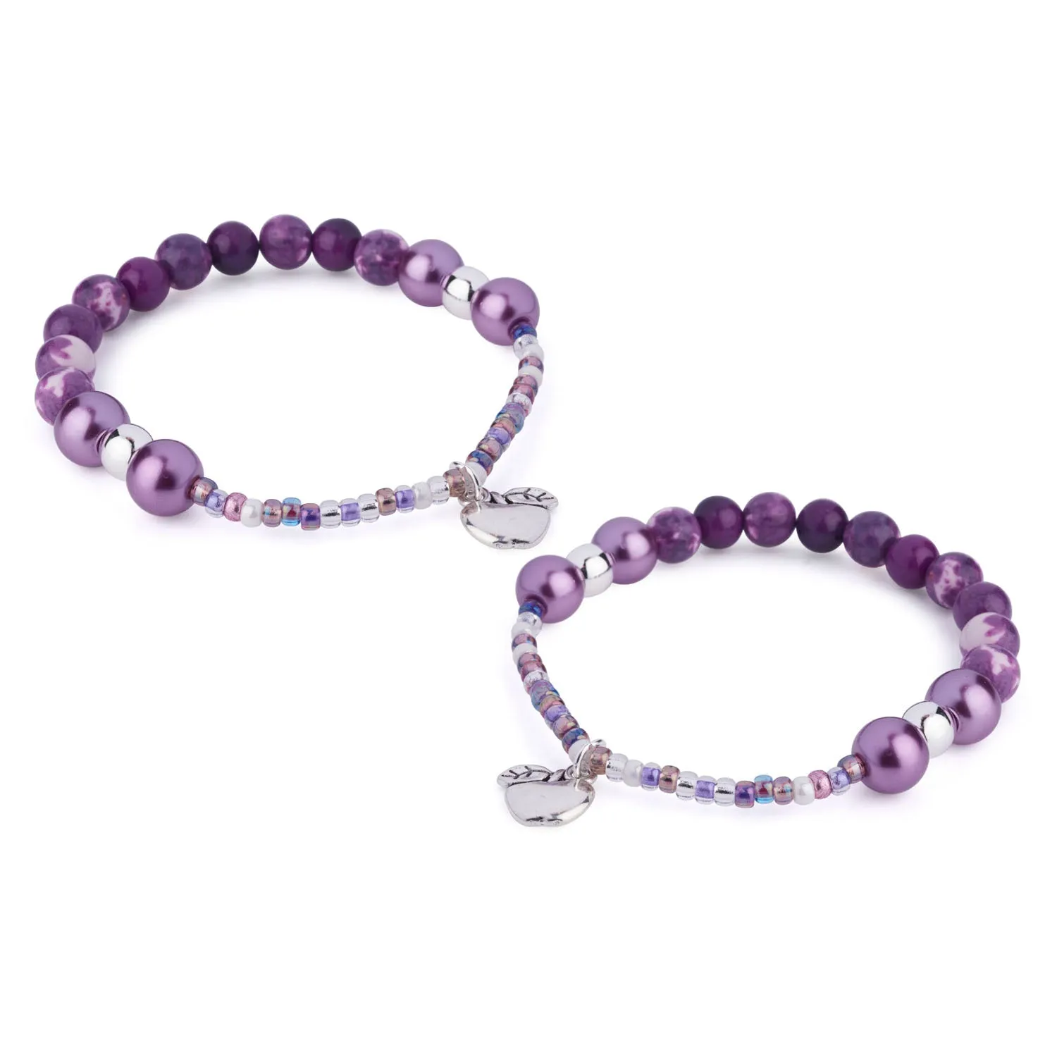 Blackberry Berries Beaded Bracelet Kit (Makes 2 Bracelets)