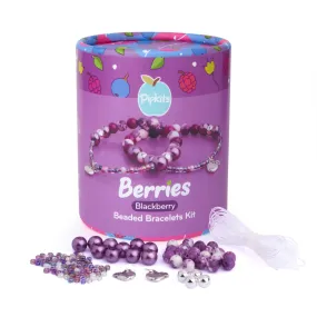 Blackberry Berries Beaded Bracelet Kit (Makes 2 Bracelets)