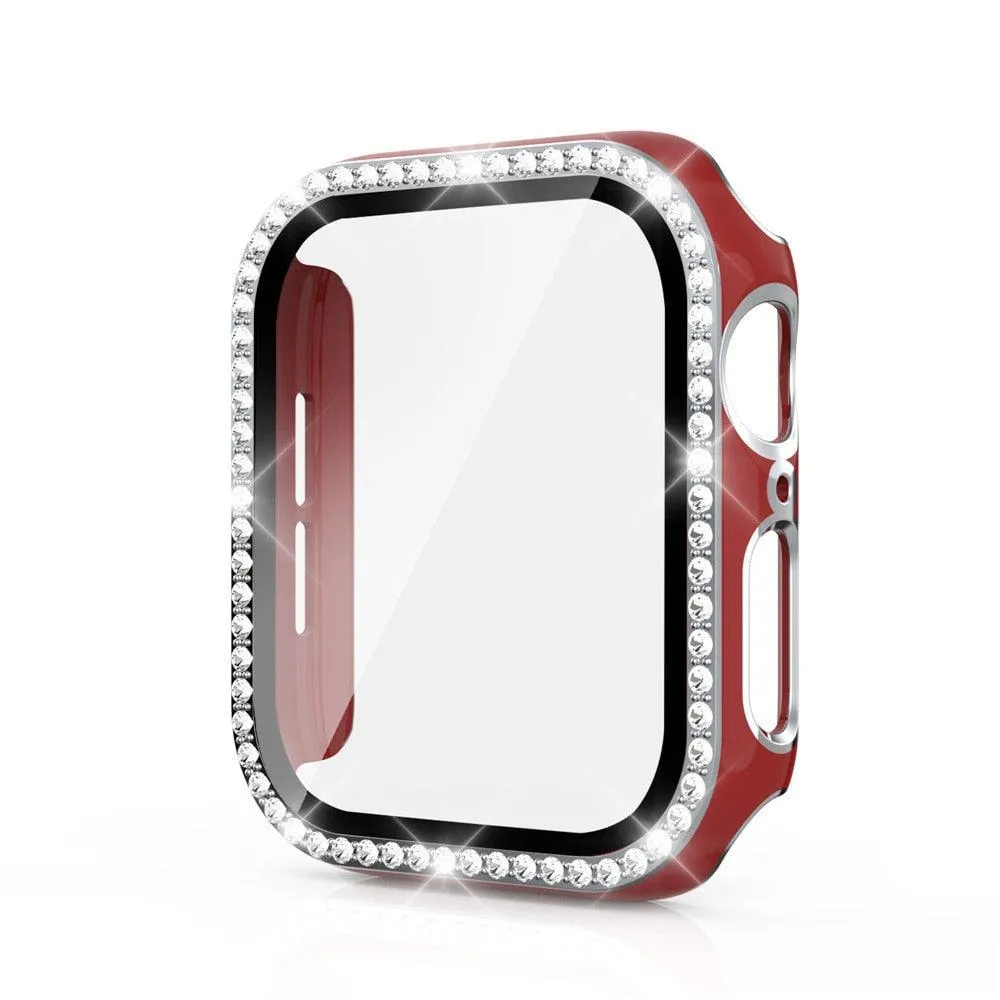 Bling Diamond Bumper Case For Apple Watch Series 7 3 8 5 6 SE 45/41/40/44/42/38mm