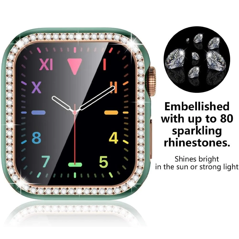 Bling Diamond Bumper Case For Apple Watch Series 7 3 8 5 6 SE 45/41/40/44/42/38mm