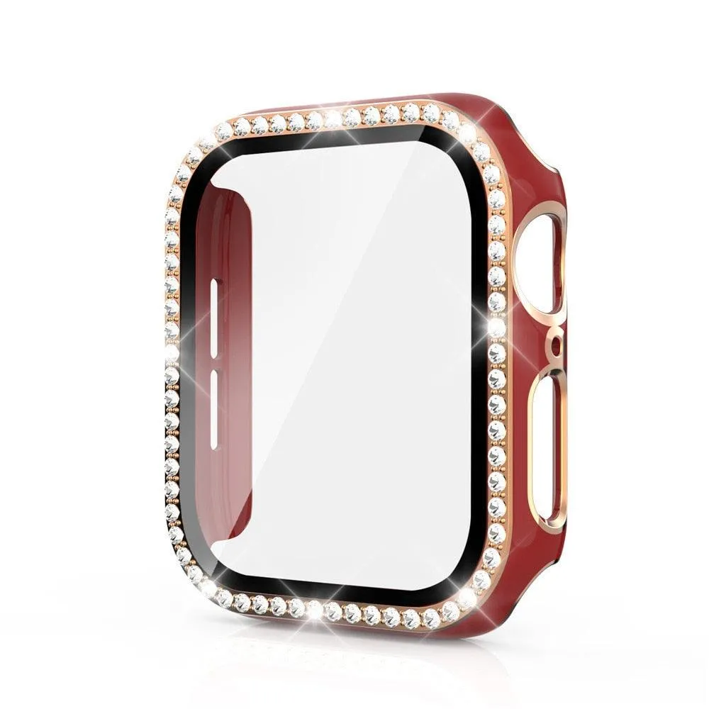 Bling Diamond Bumper Case For Apple Watch Series 7 3 8 5 6 SE 45/41/40/44/42/38mm