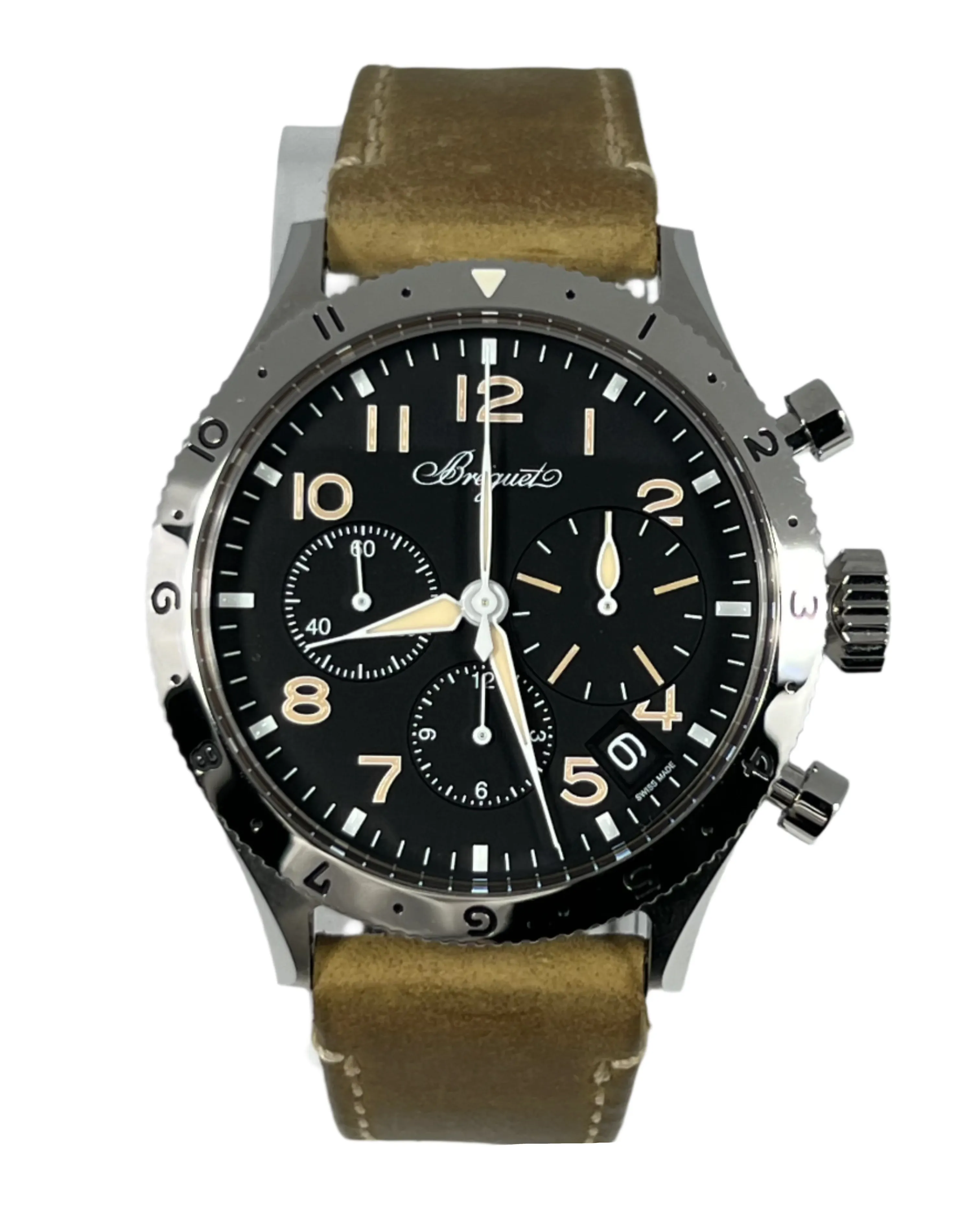 Breguet Type XX - XXI - XXII Chronograph Stainless steel Man's Watch