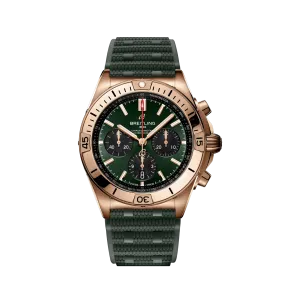 Breitling Chronomat Chronograph 18k Red Gold Men's Watch