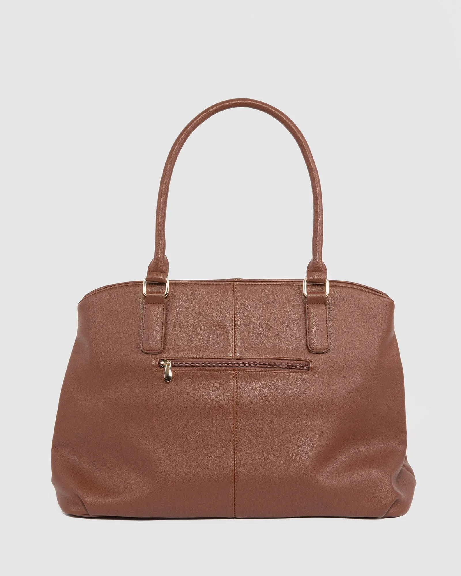Brown Alice Scarf Weekender Bag