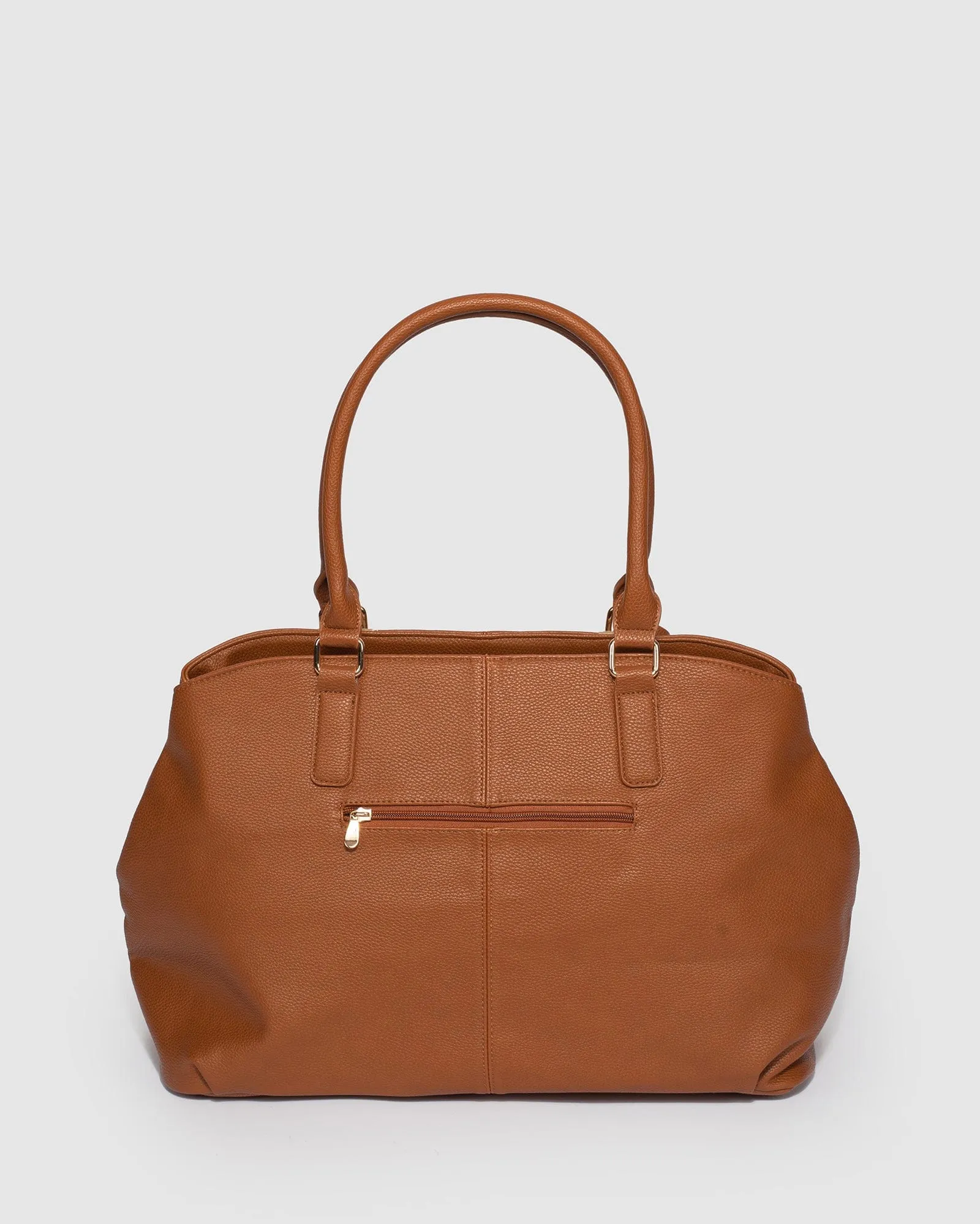 Brown Alice Webbing Weekender Bag