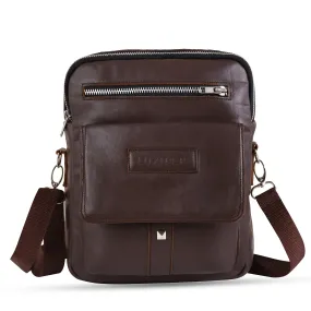 Brown Alpha messenger bag