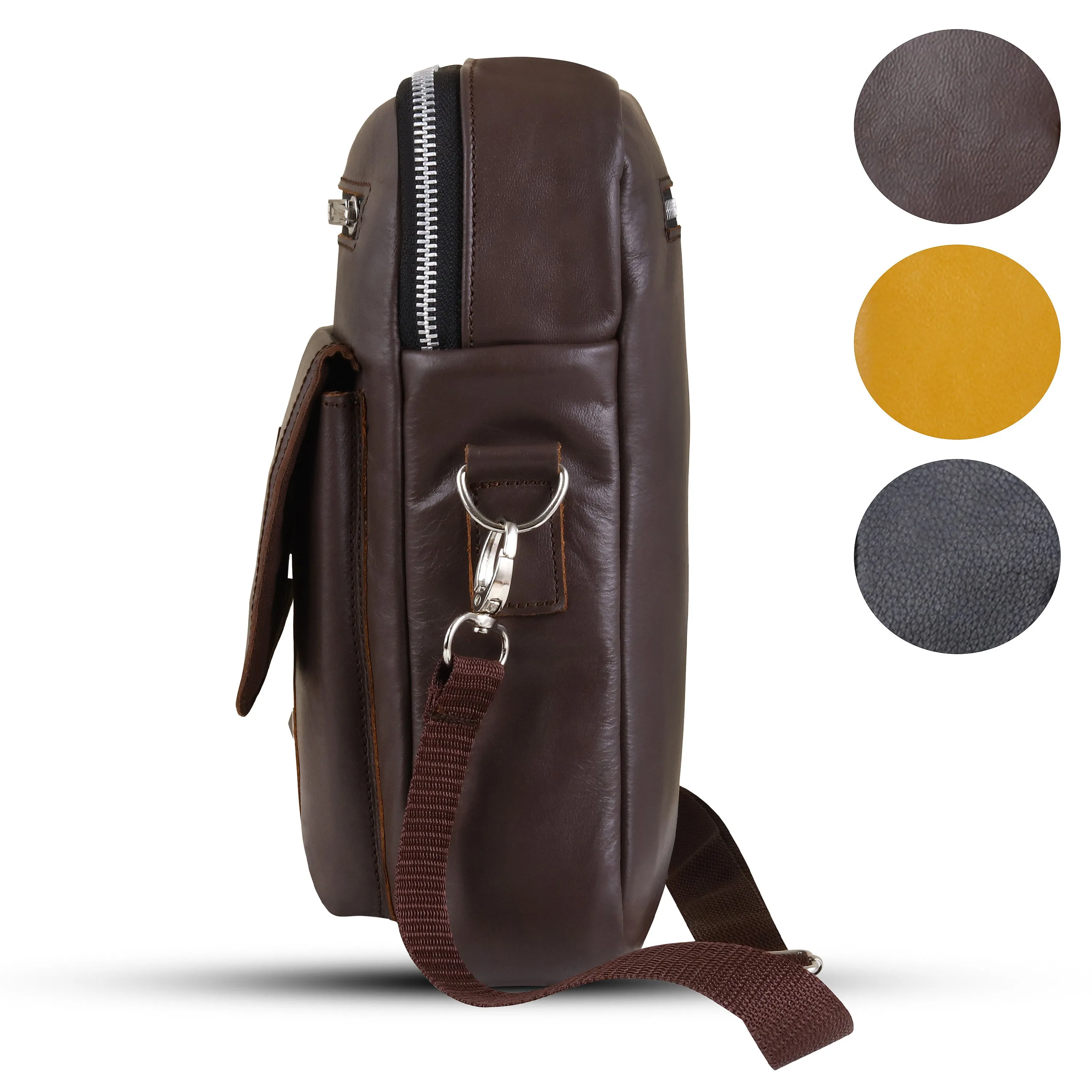 Brown Alpha messenger bag