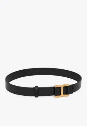 C-Logo Leather Belt