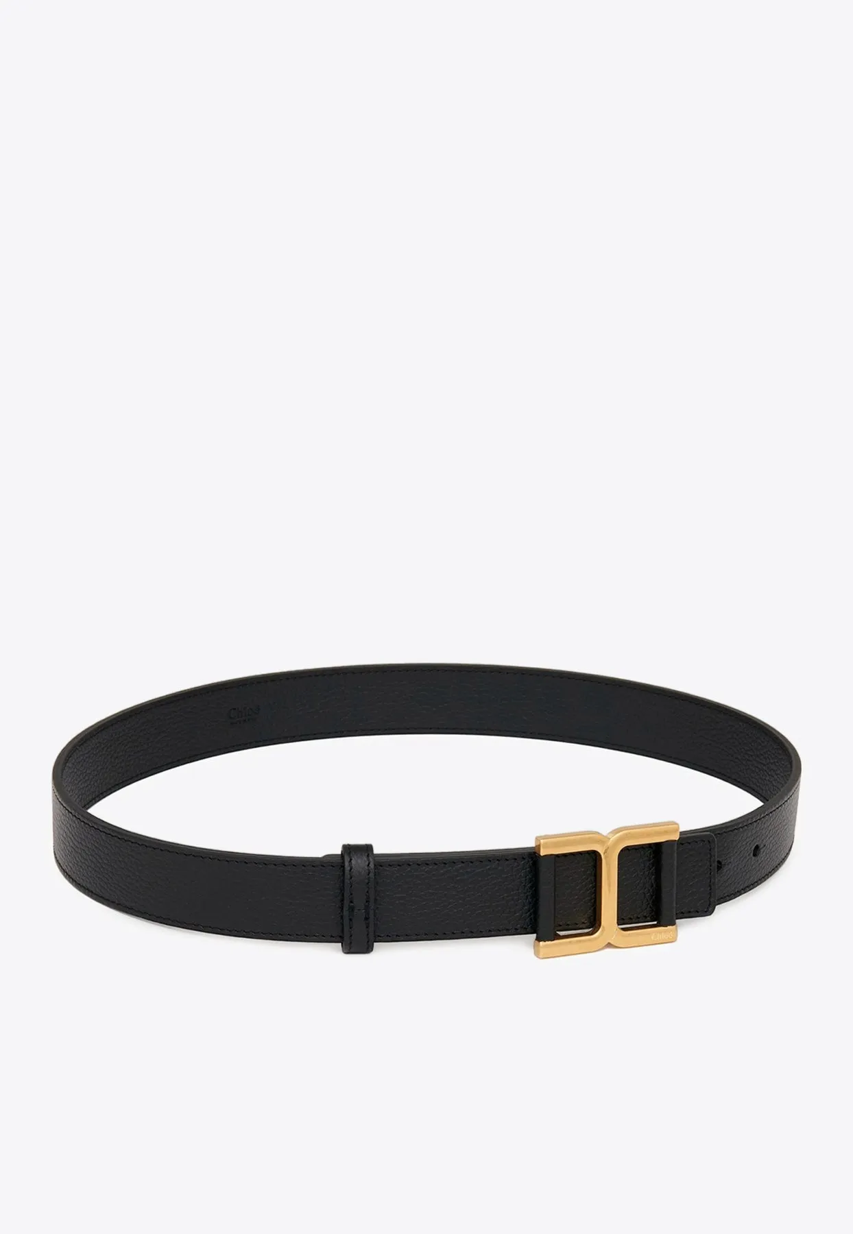 C-Logo Leather Belt