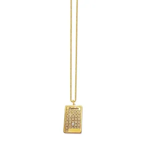 Calendar Necklace