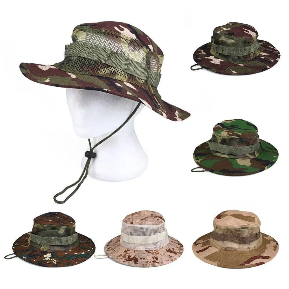 Camouflage Jungle Tactical Mesh Hats