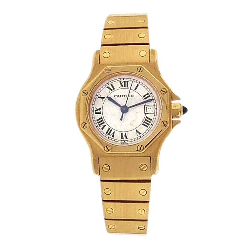 Cartier Santos 18k Octagon Automatic